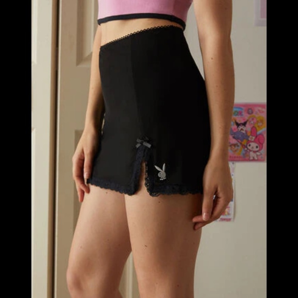 Playboy by Pac-sun Mesh Mini Skirt